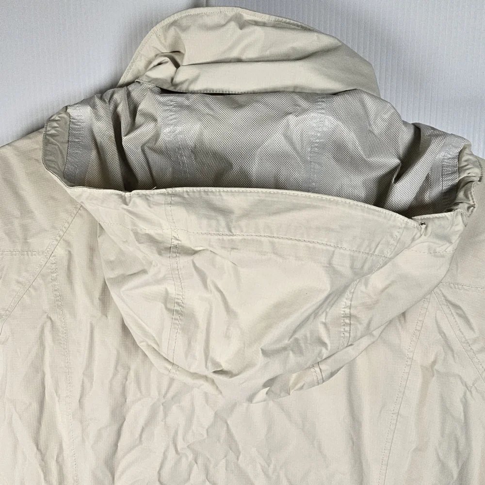 The North Face Women's Cream Trench Coat with Hood Size Small